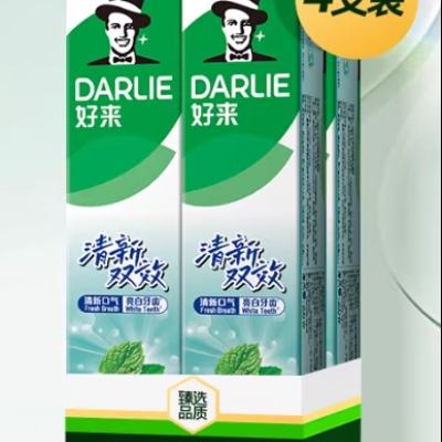 �콵���88VIP���ٽ��ۣ�DARLIE���� ���� ����˫Ч 200g*4֧��װ 14.51Ԫ�����¿ͣ�